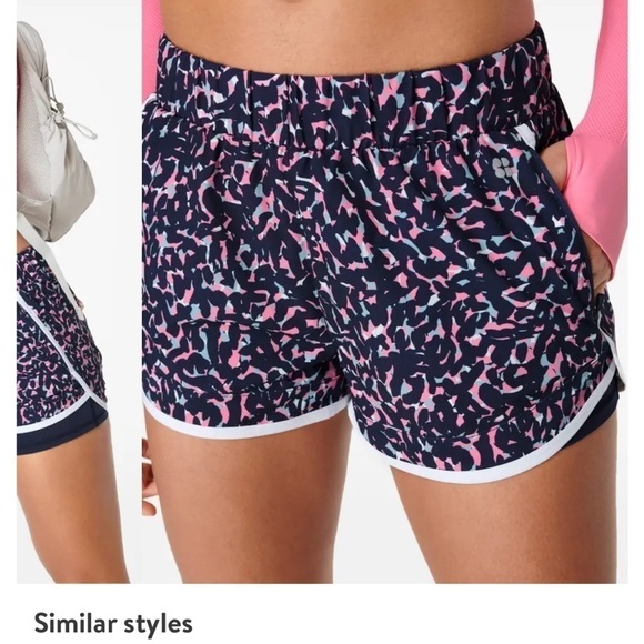 Sweaty Betty On Your Marks 4” Running Shorts Large New with tags! - Picture 5 of 16